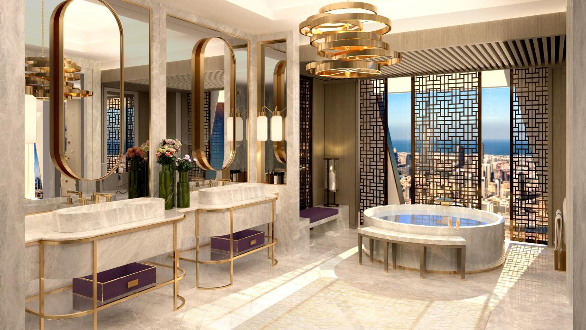 Hotel Mandarin Oriental Downtown, Dubaj Exteriér fotografie